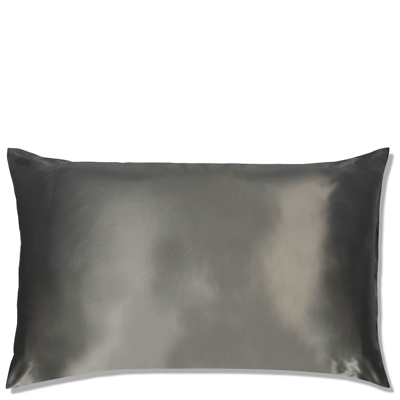 Shop Slip Silk Pillowcase King (various Colors) - Charcoal