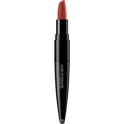 Shop Make Up For Ever Rouge Artist Lipstick 3.2g (various Shades) - - 320 Virtuous Goji