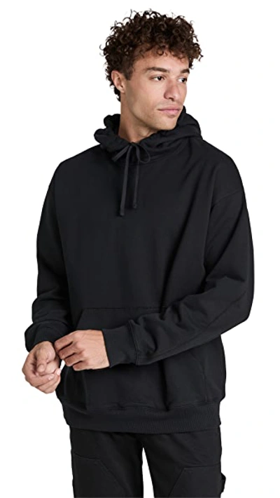 Shop Reigning Champ Relaxed Pullover Hoodie Black