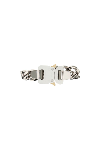 Shop Alyx 1017  9sm Hero 4x Chain Bracelet In Silver