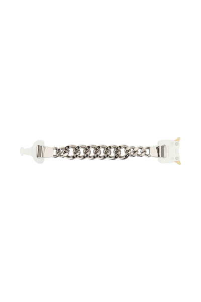 Shop Alyx 1017  9sm Hero 4x Chain Bracelet In Silver
