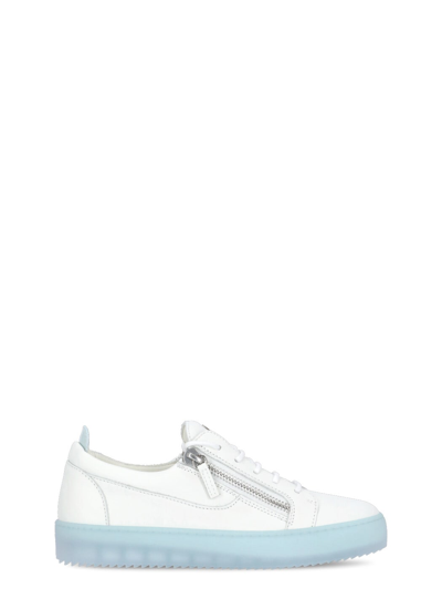 Shop Giuseppe Zanotti May Lond Sneaker In White