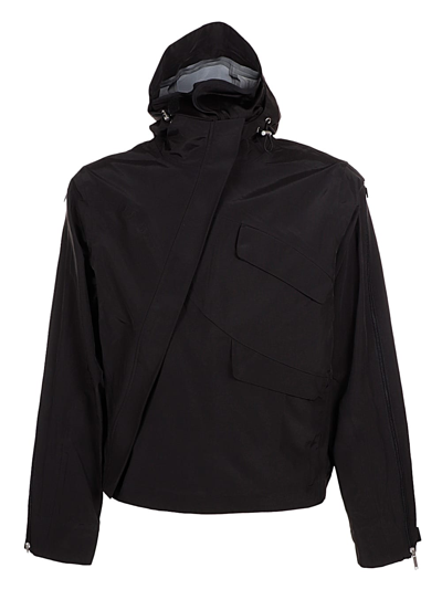 Shop Heliot Emil Diagonal Zip Jacket In Blk01