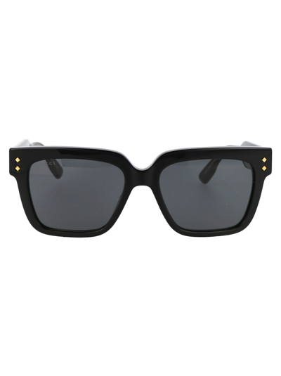 Shop Gucci Gg1084s Sunglasses In 001 Black Black Grey