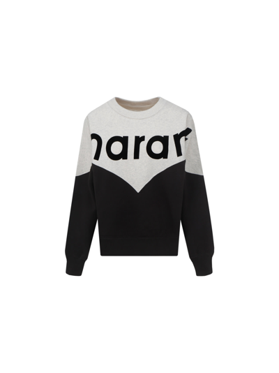 Shop Isabel Marant Étoile Houston Sweatshirt In Faded Black