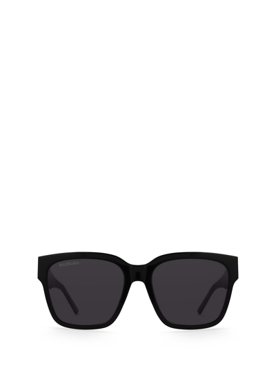Shop Balenciaga Bb0056s Black Sunglasses