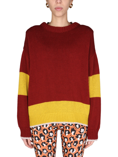 Shop La Doublej Boy Sweater In Arancione