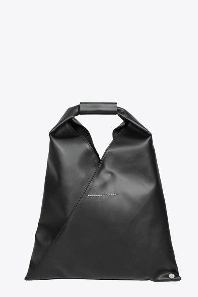 Shop Mm6 Maison Margiela Borsa Mano Mm6 Black Japanese Bag With Metal Chain Shoulder Strap In Nero