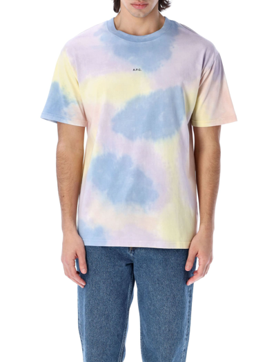 Shop Apc Adrien T-shirt In Tie Dye