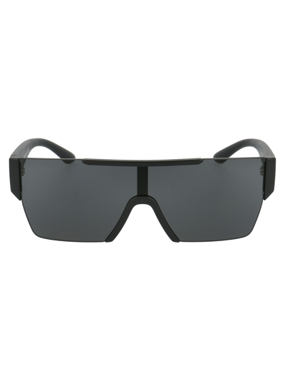 Shop Burberry Eyewear 0be4291 Sunglasses In 346487 Matte Black