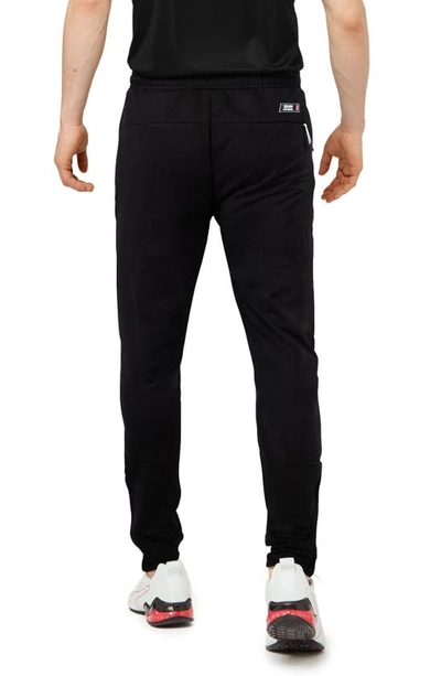 X-ray Multi-panel Moto Joggers In Black/ White