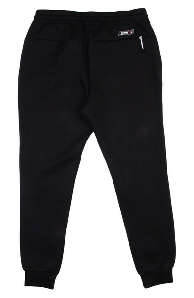 X-ray Multi-panel Moto Joggers In Black/ White