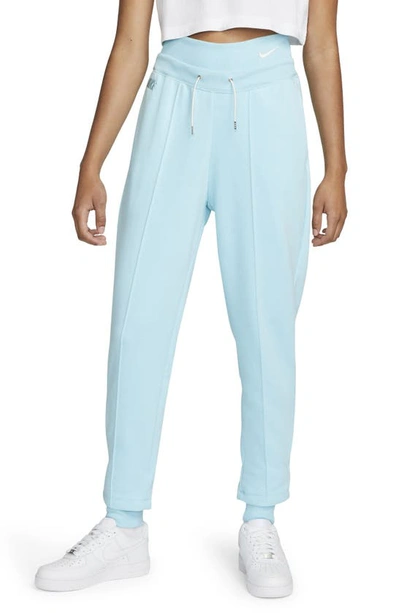 Shop Nike Sportswear Icon Fleece Drawstring Joggers In Copa/ Copa/ Sail/ Aqua