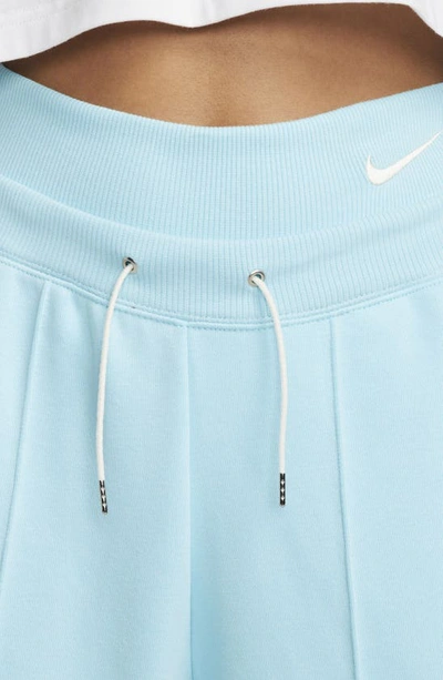 Shop Nike Sportswear Icon Fleece Drawstring Joggers In Copa/ Copa/ Sail/ Aqua
