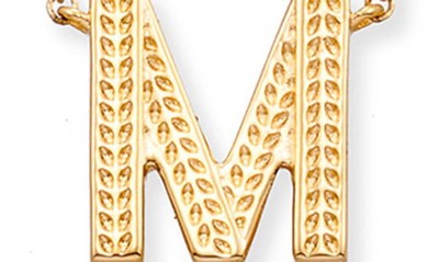 Shop Kendra Scott Initial Pendant Necklace In Gold Metal-m