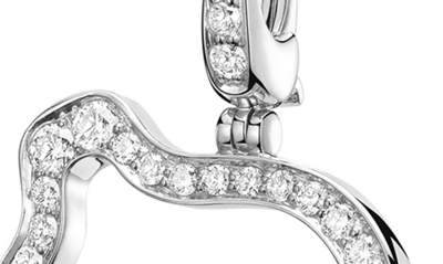 Qeelin Medium Wulu Diamond Pendant Necklace In White Gold