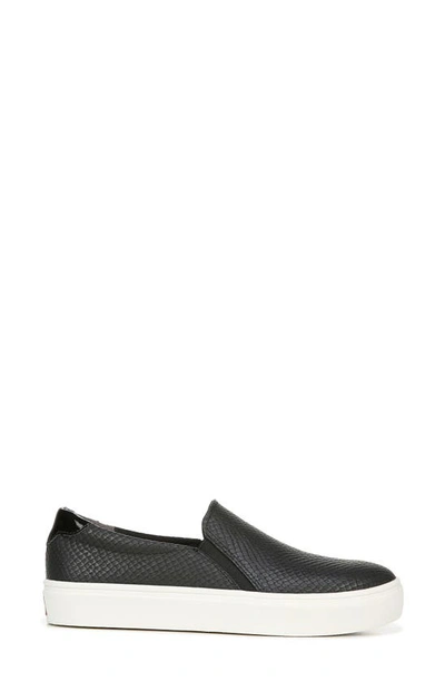Shop Dr. Scholl's Nova Slip-on Sneaker In Black Faux Leather
