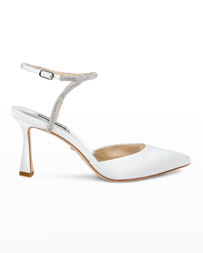 Shop Badgley Mischka Kamilah Pumps In Soft White