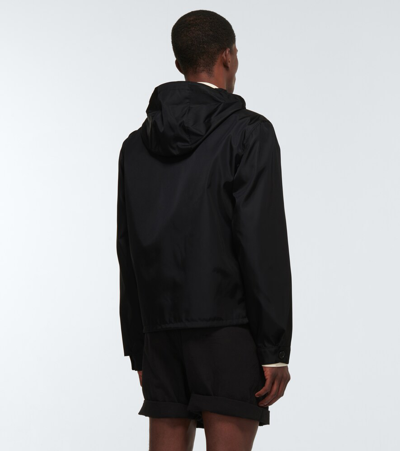 Prada Black Re-nylon Jacket In Nero
