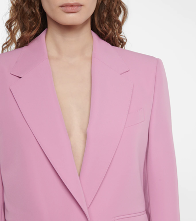 Shop Dolce & Gabbana Single-breasted Blazer In Lilla