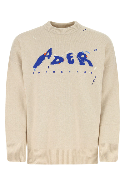Shop Ader Error Sand Wool Blend Sweater  Nd  Uomo 2