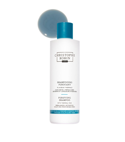 Shop Christophe Robin Purifying Shampoo With Thermal Mud (250ml) In Multi