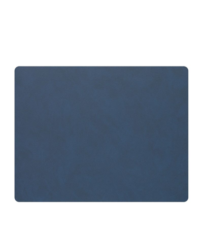Shop Linddna Square Nupo Placemats (set Of 4) In Blue