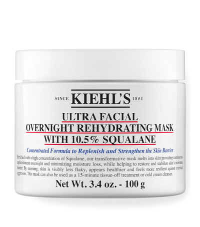 Shop Kiehl's Since 1851 Kiehl's Ultra Facial Overnight Hydrating Face Mask With 10.5% Squalane (100g) In Multi