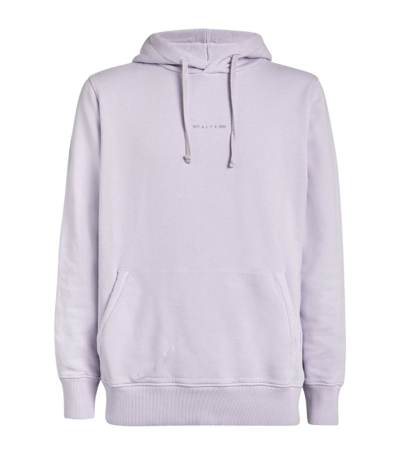 Shop Alyx 1017  9sm Logo Hoodie In Purple