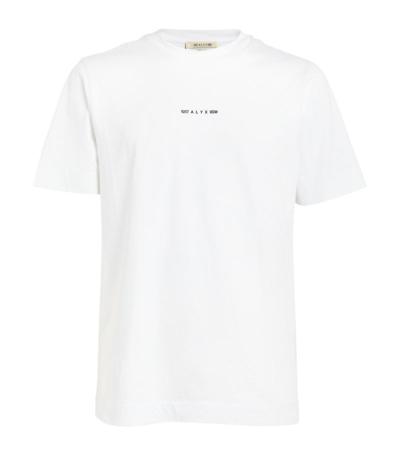 Shop Alyx 1017  9sm Graphic Logo T-shirt In White