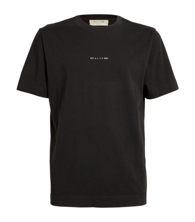 Shop Alyx 1017  9sm Mini Logo T-shirt In Black