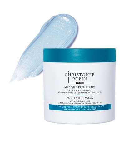 Shop Christophe Robin Purifying Mask With Thermal Mud (250ml) In Multi