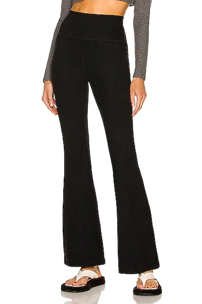 Beyond Yoga All Day Flared High-waist Pants In Darkest Night