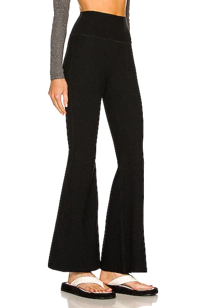 Shop Beyond Yoga Spacedye All Day Flare High Waisted Pant In Darkest Night