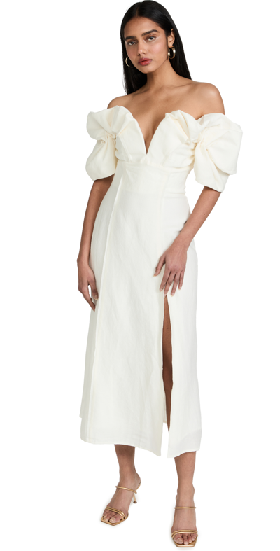 Shop Cult Gaia Muna Dress In Off White