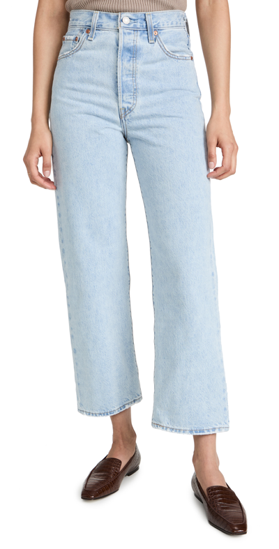 Shop Levi's Ribcage Straight Ankle Jeans Ojai Up