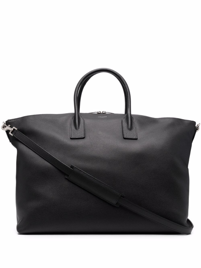 Shop Saint Laurent Large Bowling Tote Bag In Black