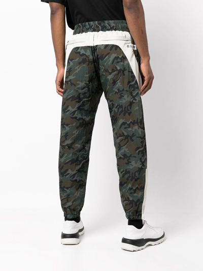 Mostly Heard Rarely Seen Camouflage-print Track Pants In Green