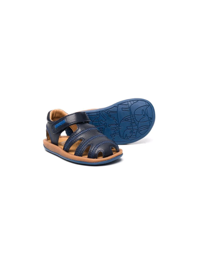 Shop Camper Bicho Leather Sandals In Blue