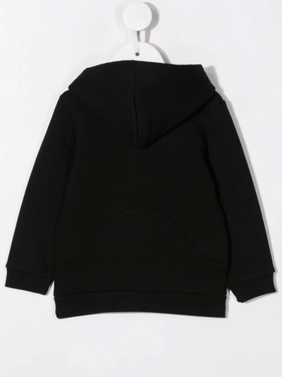 Marcelo Burlon County Of Milan Wings-print Zip-up Hoodie In Black