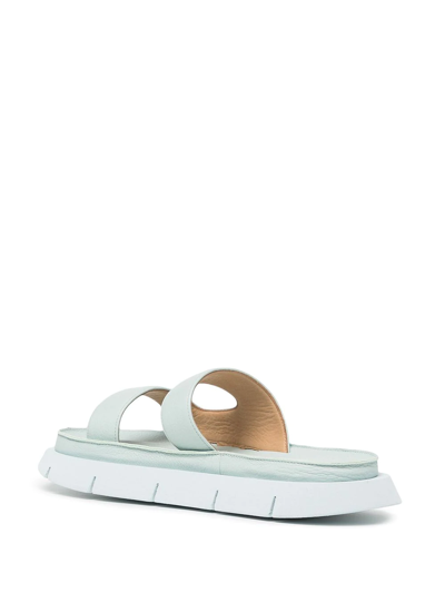 Marsèll Slip-on Leather Sandals In Green