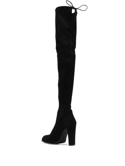 Shop Stuart Weitzman Highland 120mm Thigh-high Boots In Black