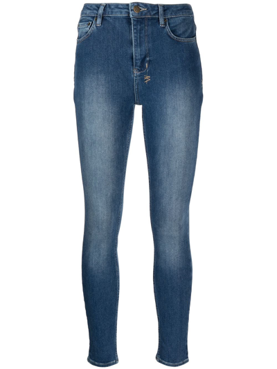 Shop Ksubi Runaway Skinny Jeans In Blue