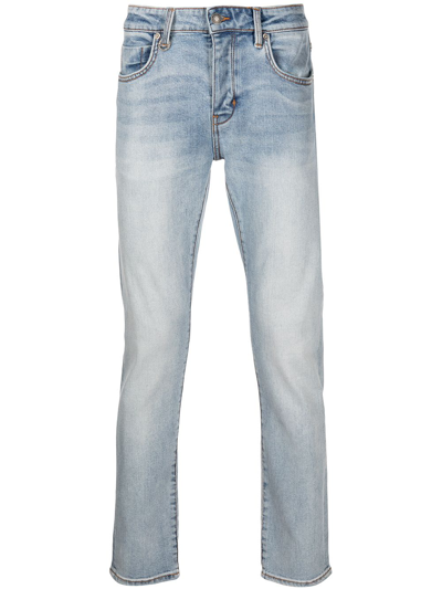 Shop Neuw Iggy Low-rise Skinny-cut Jeans In Blue
