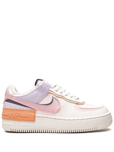 Shop Nike Air Force 1 Shadow "pink Glaze" Sneakers In White