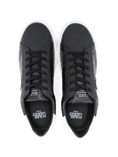 Shop Karl Lagerfeld Karl-patch Sneakers In Black