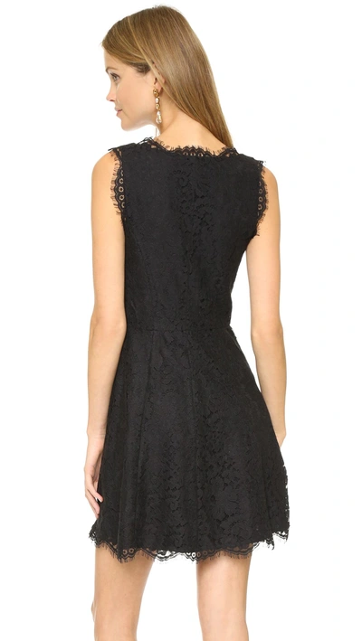 Shop Joie Nikolina B Lace Dress In Caviar