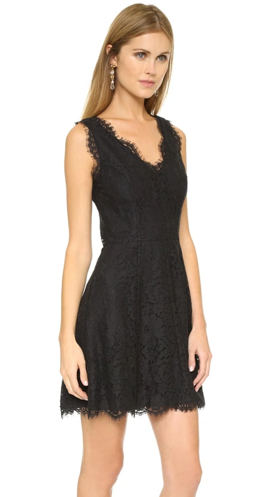 Shop Joie Nikolina B Lace Dress In Caviar