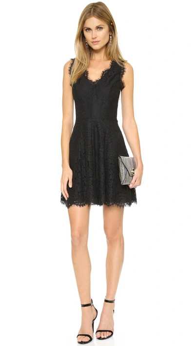 Shop Joie Nikolina B Lace Dress In Caviar