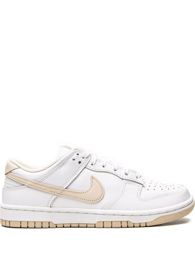 Shop Nike Dunk Low "pearl White" Sneakers